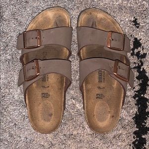 mocha birkenstocks